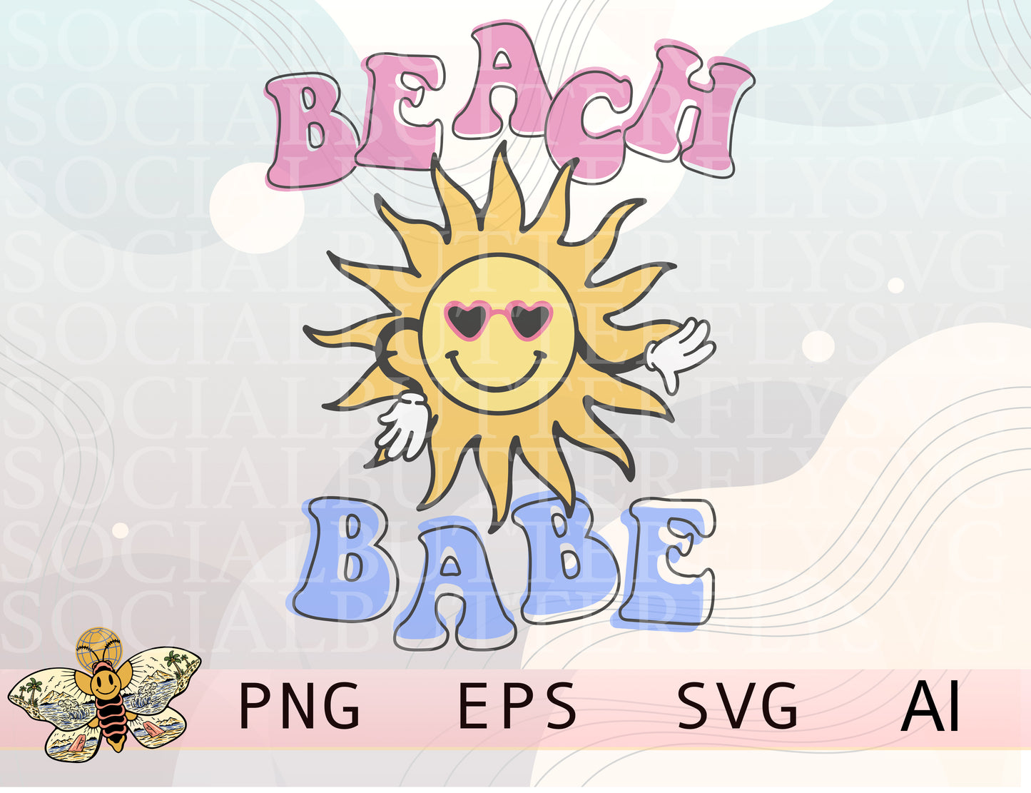 Beach Babe Png