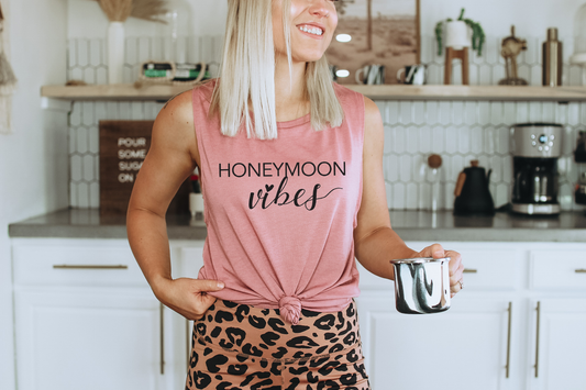 Honeymoon Vibes Muscle Tank