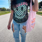 Feeling Lucky Checkered Tee