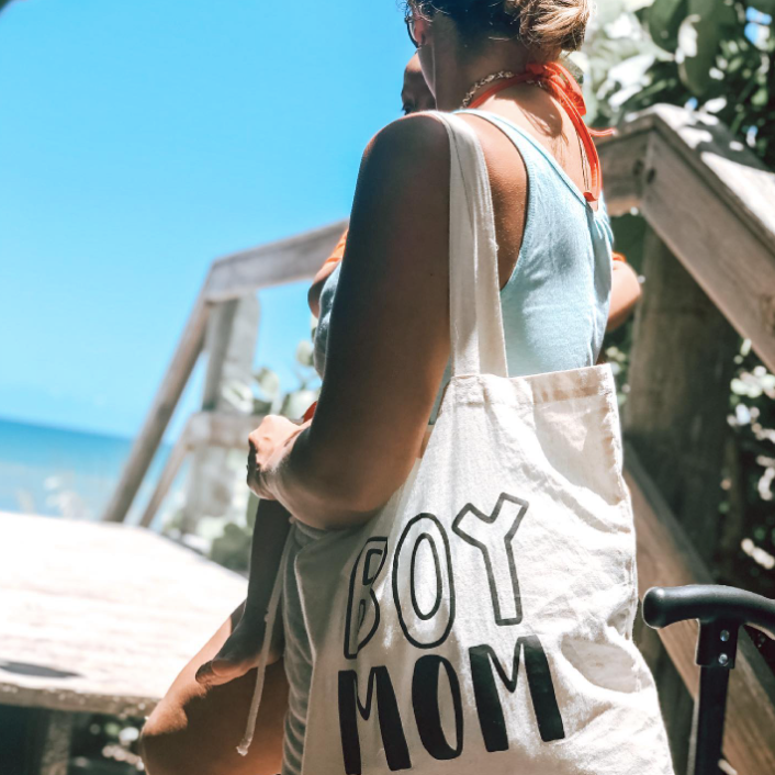 Boy Mom Tote