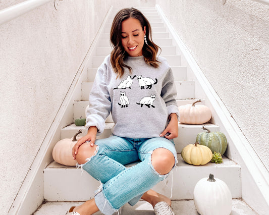 Cat Ghosts Sweatshirt