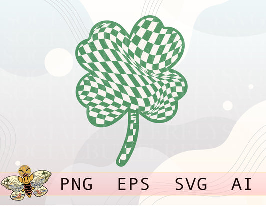 Checkered Clover Png