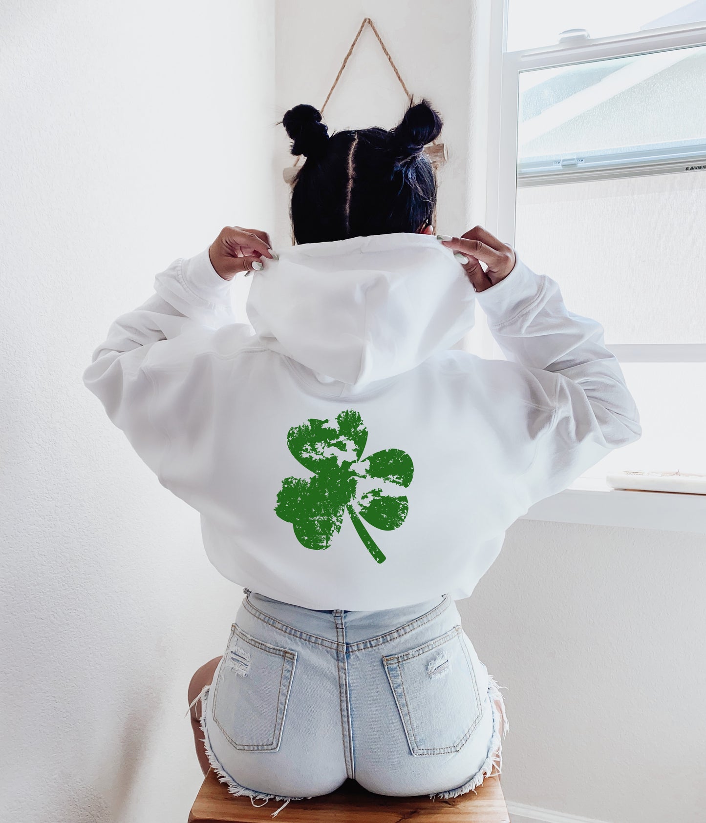 Green Clover Hoodie