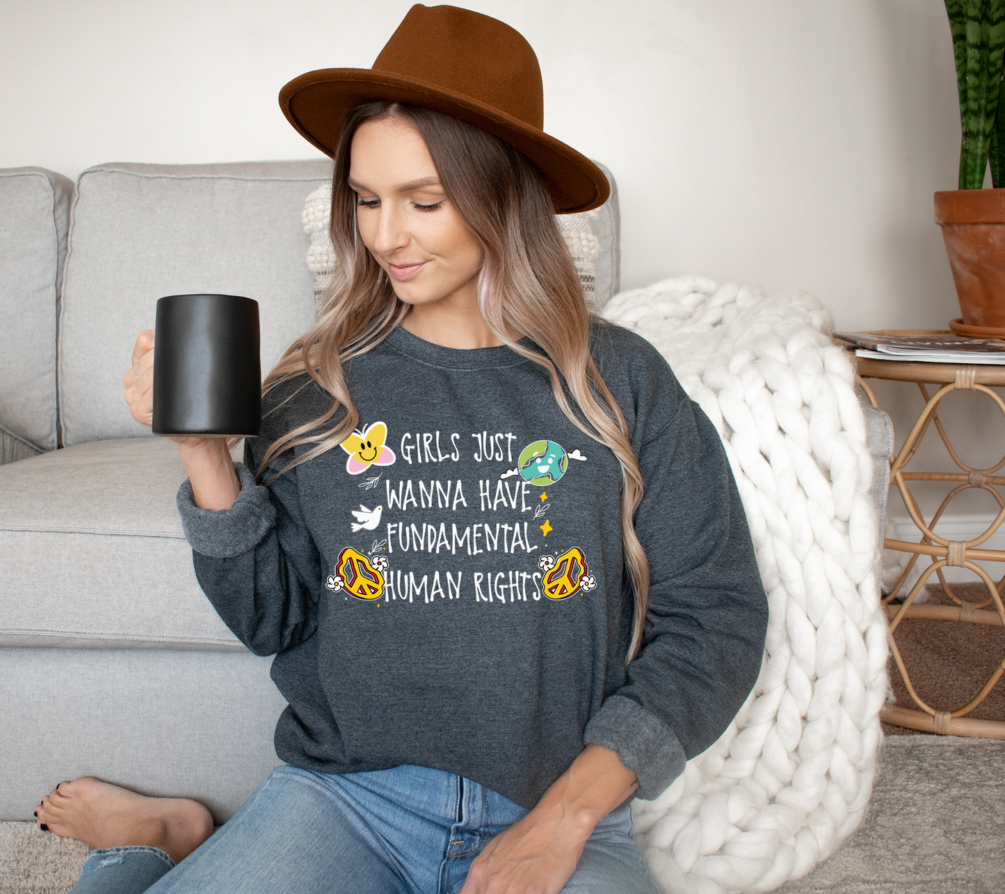 Girls Just Wanna Have Fundamental Human Rights Sweater