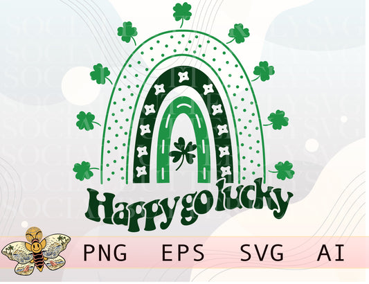 Happy Go Lucky Rainbow Png