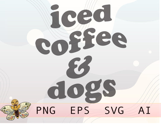 Iced Coffee & Dogs Png