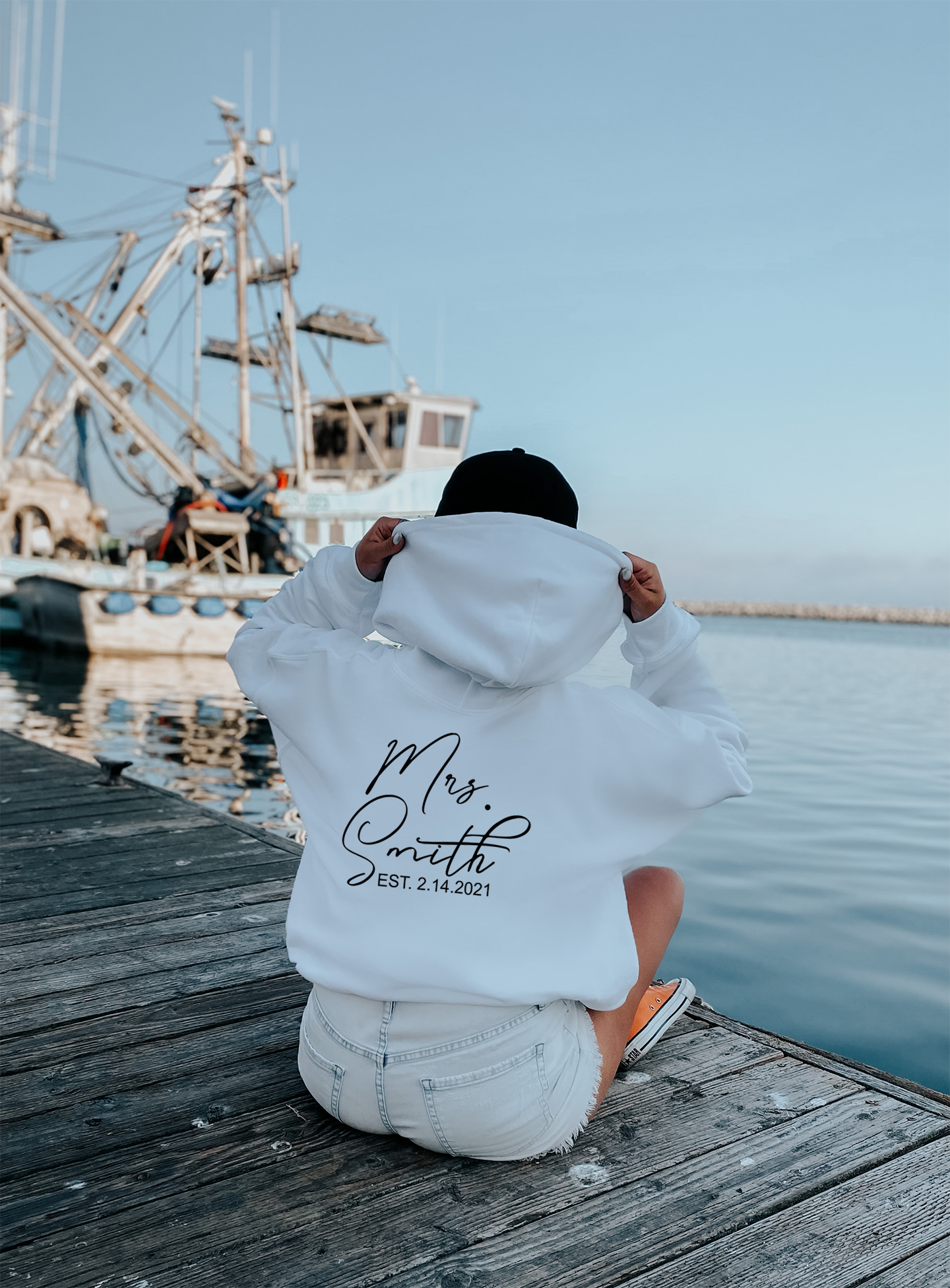 Mrs Custom Last Name Hoodie