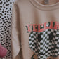 Feeling Lucky Checkered Tee