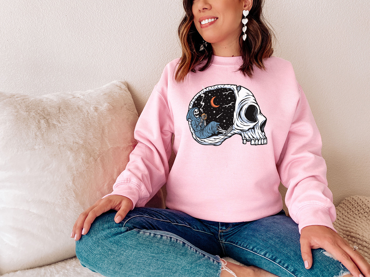 Coffee Skull Sweatshirt