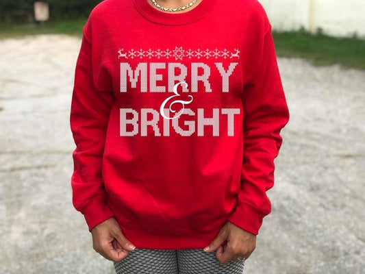 Merry and Bright Sweatshirt