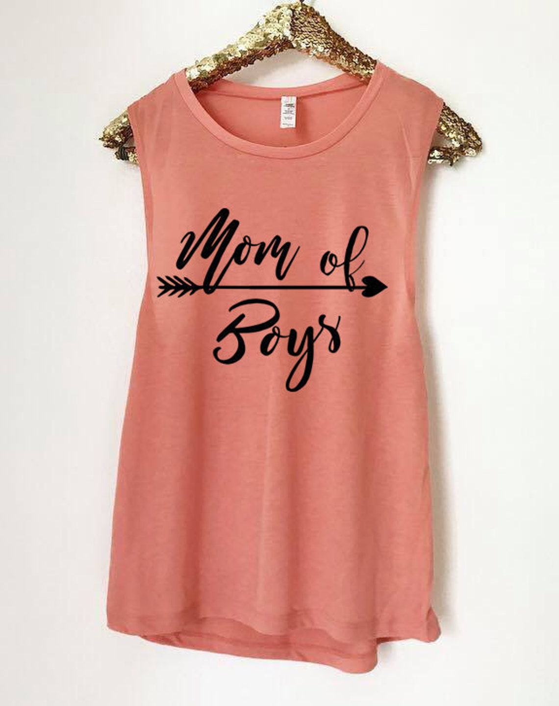 Mom of Boys Muscle Tank