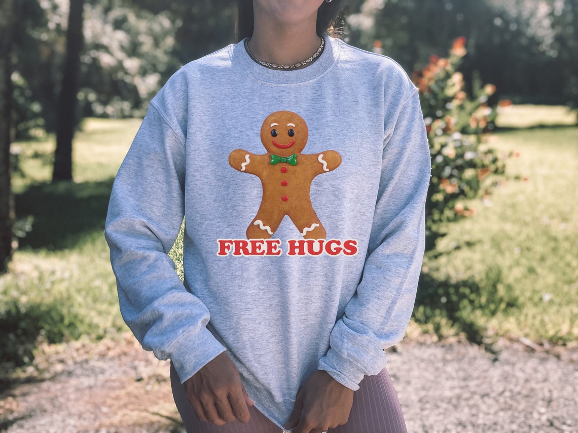 Free Hugs Gingerbread Sweater