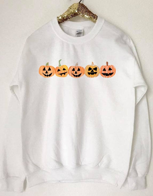 Jack O' Lantern Pumpkin Sweater