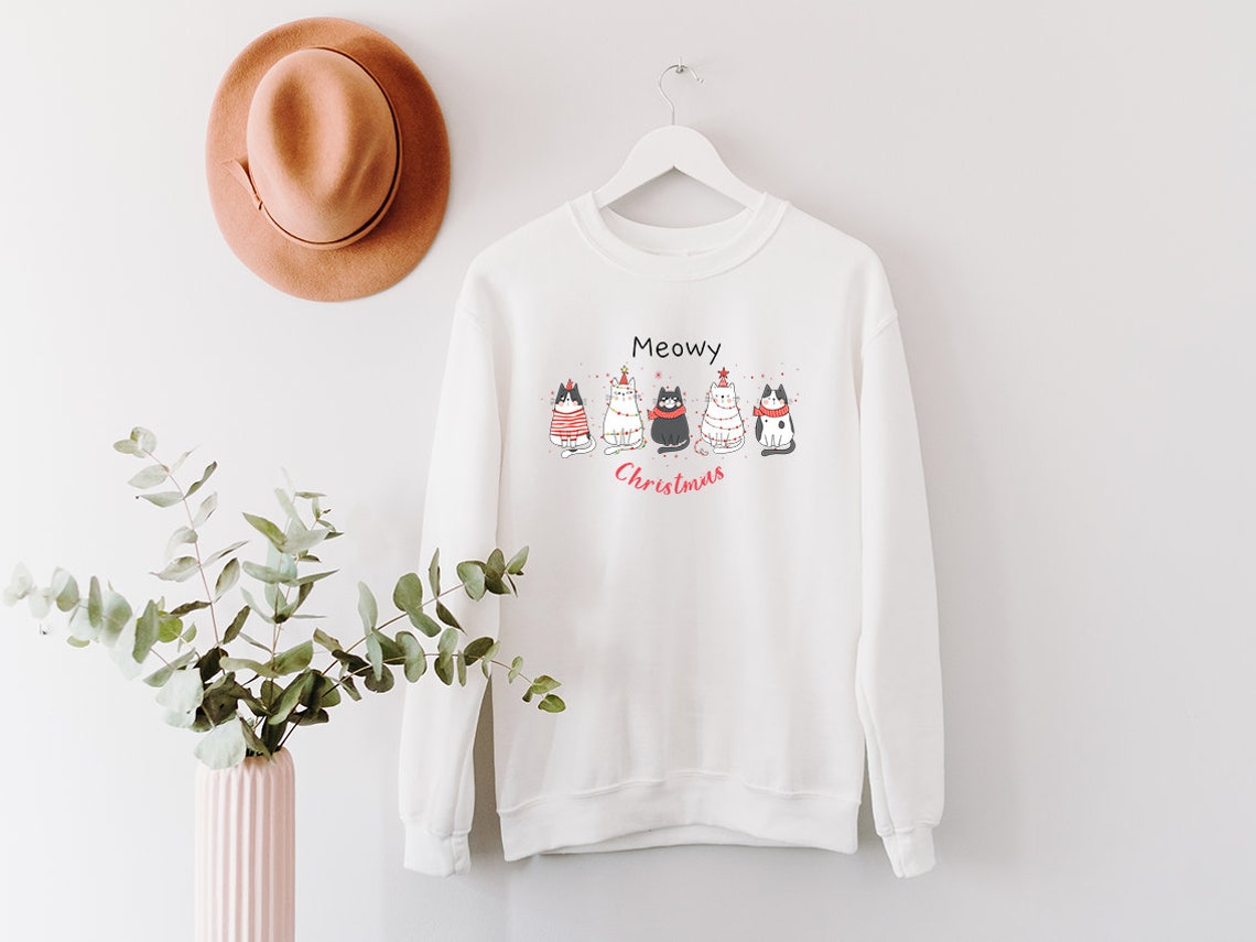 Meowy Christmas Sweatshirt