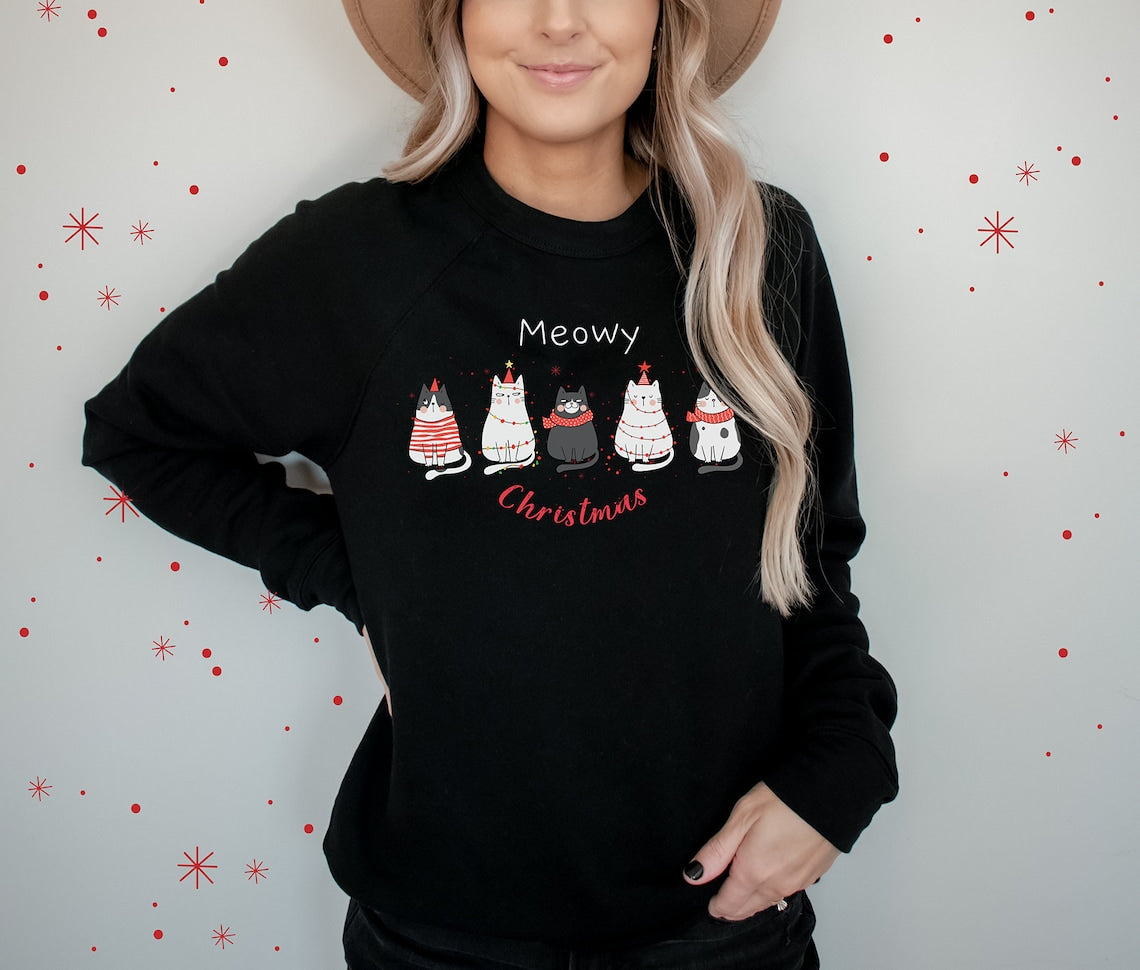 Meowy Christmas Sweatshirt