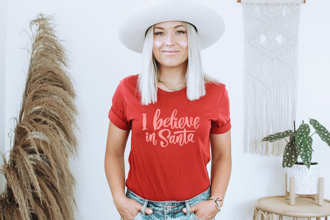 I believe In Santa T-shirt