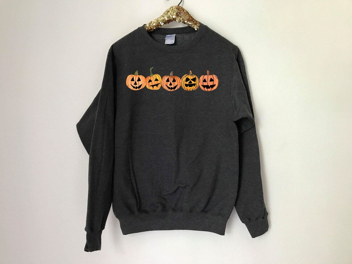 Jack O' Lantern Pumpkin Sweater