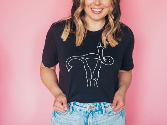 Uterus Finger Shirt