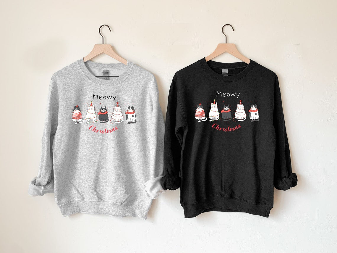 Meowy Christmas Sweatshirt